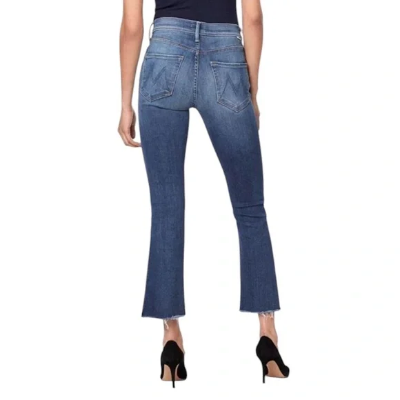 MOTHER The Hustler Ankle Fray Jeans in Big Sky Size 28 - Picture 2 of 15